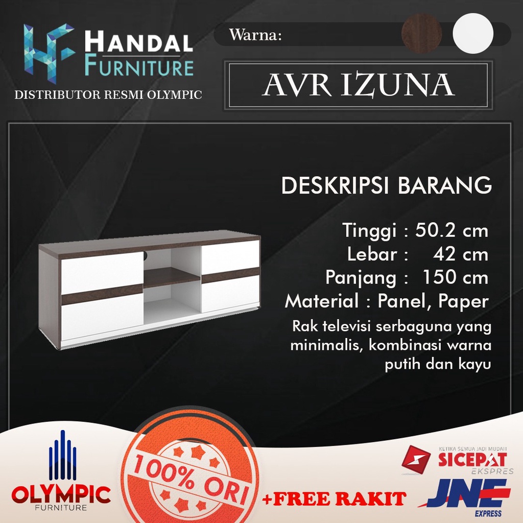 AVR (LEMARI TV/MEJA TV) - OLYMPIC OLYMPLAST