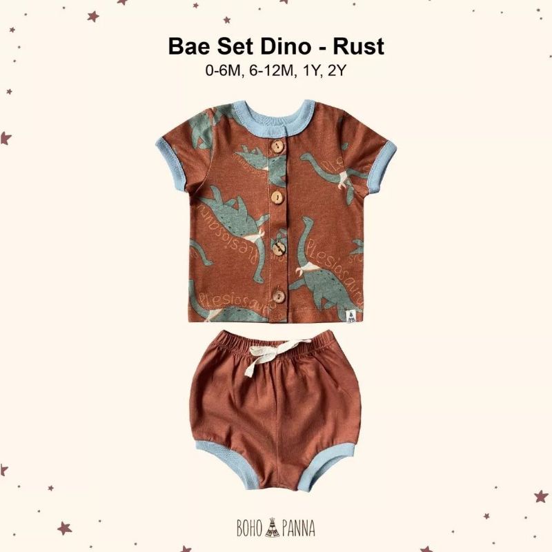 Bohopanna Bae Set Dino 0-24M