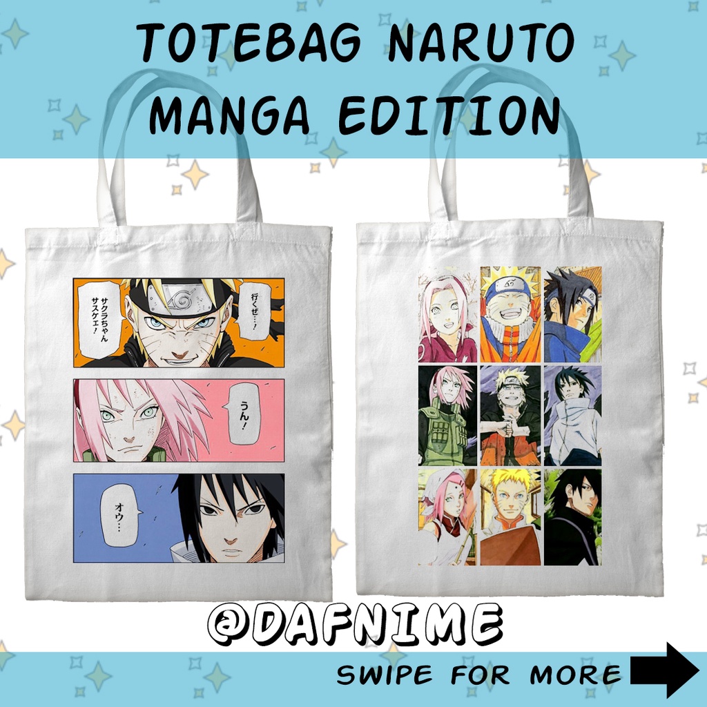 TOTEBAG ANIME NARUTO MANGA EDITION