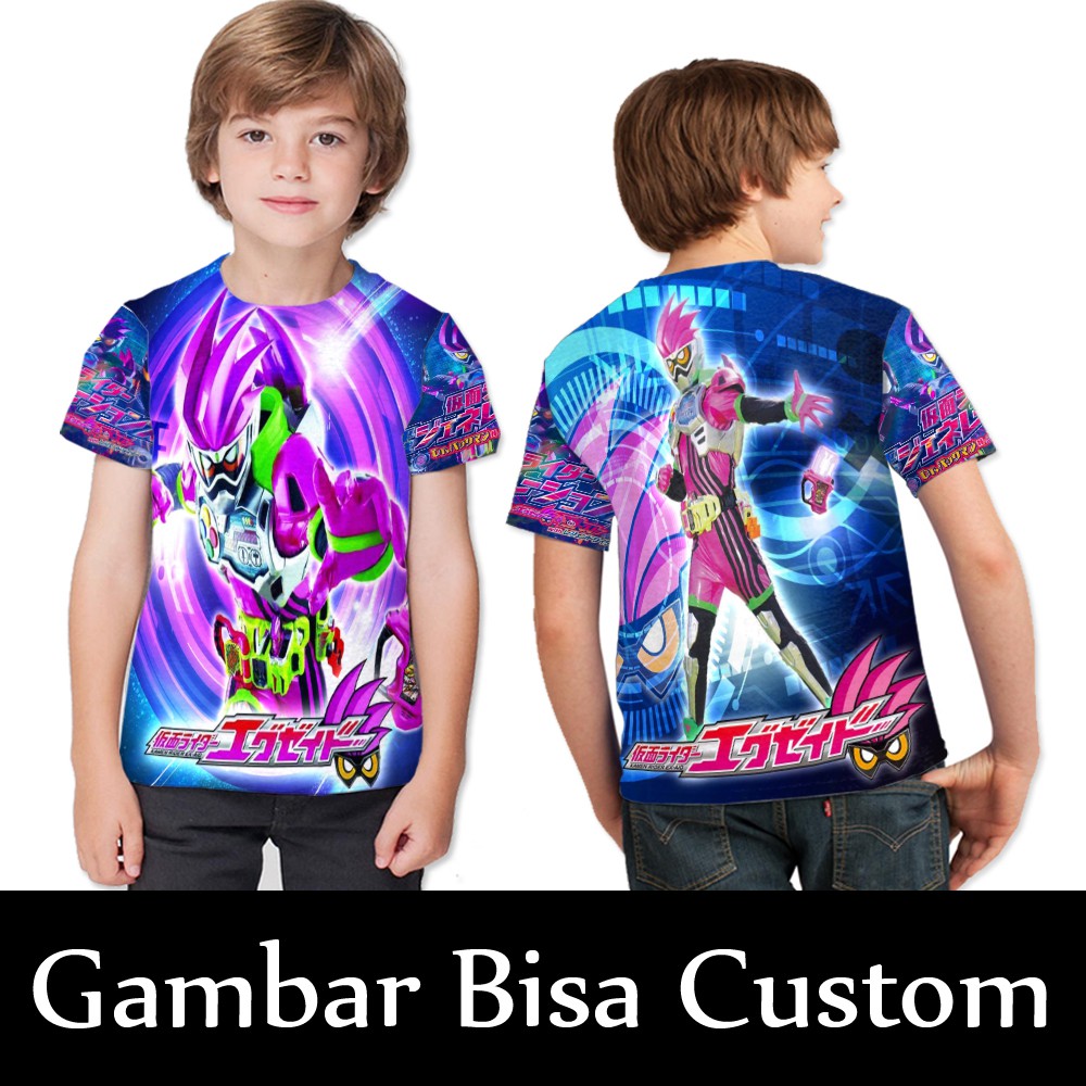 Kaos Anak Murah Kamen Rider Ex Aid Fullprint