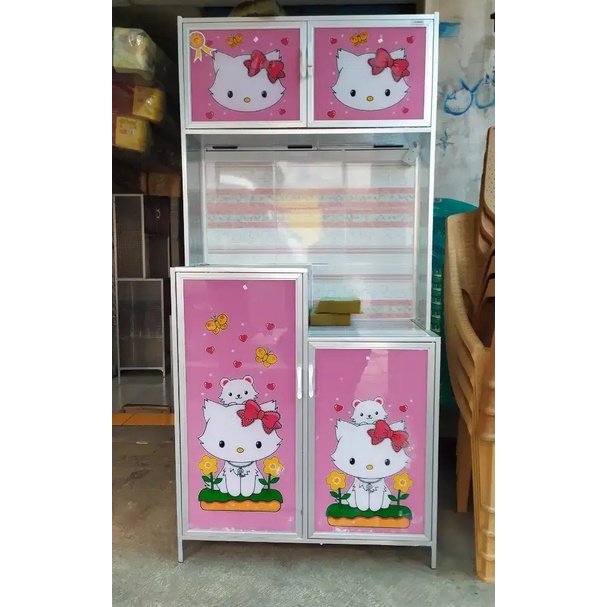 STIKER STICKER KACA LEMARI MAKAN MINUMAN MOTIF & UKURAN MENYESUAIKAN KEBUTUHAN