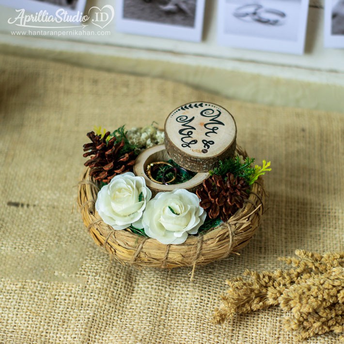 TEMPAT PERHIASAN | BIRD NEST RING 3 (R-BN3)