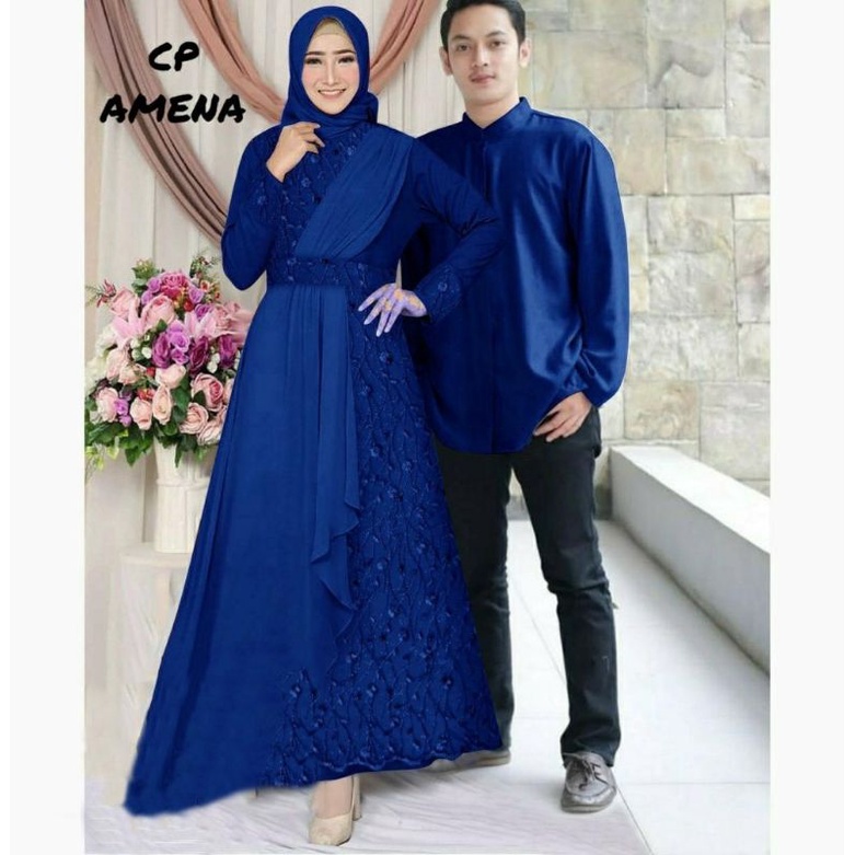 JCZR - Cp Amena / Baju Couple Muslim / Fashion Muslim Terbaru