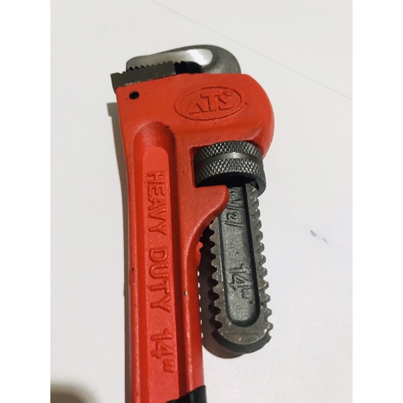 Kunci Pipa ATS 14 in gg Karet - Heavy Duty Pipe Wrench 14in 350mm - Alat Buka Pipa Ledeng 14 inchi