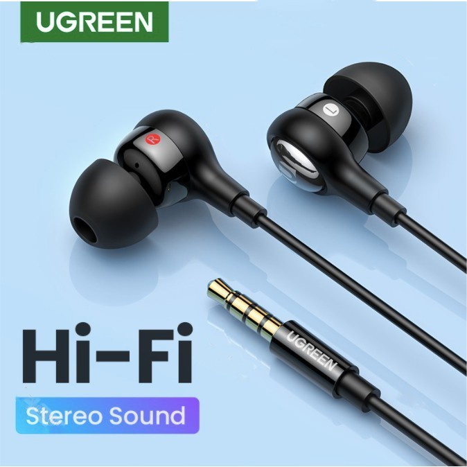 UGREEN Kabel Earphone Wired Gaming Cable Headset Handsfree Jack 3.5mm EP103 30637