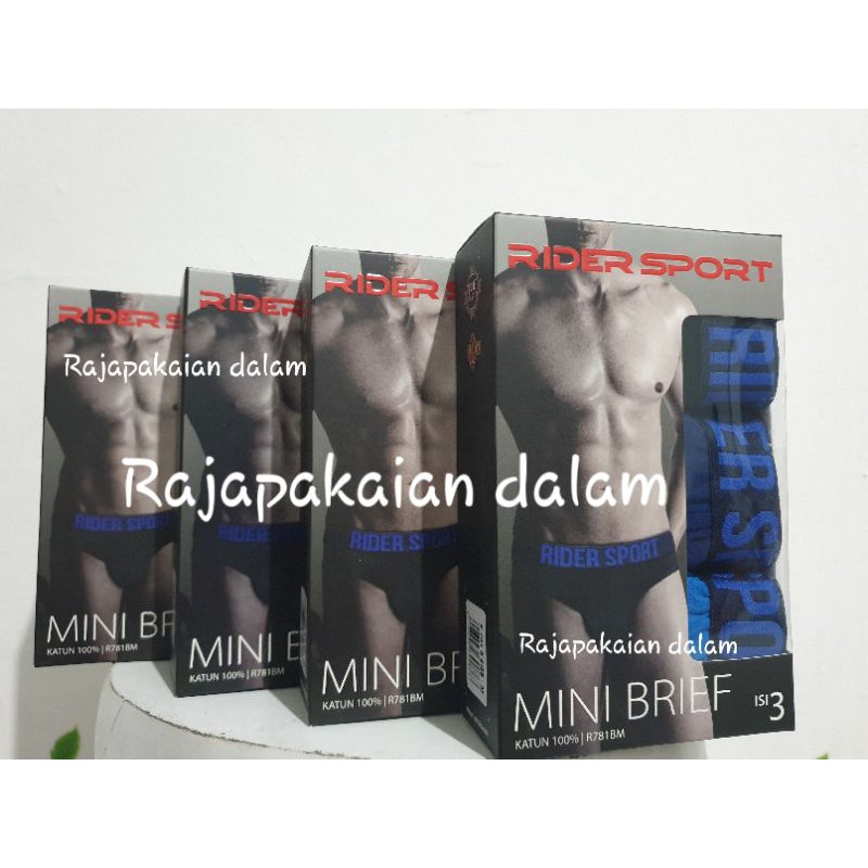 Celana dalam pria Rider R 781 Harga 3 pcs