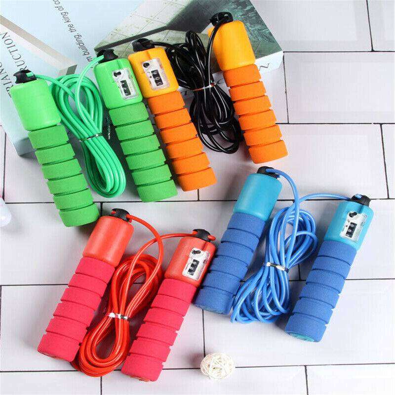 Jump Rope SKIPPING soft handle with counter TALI SKIPPING alat hitung [KK]