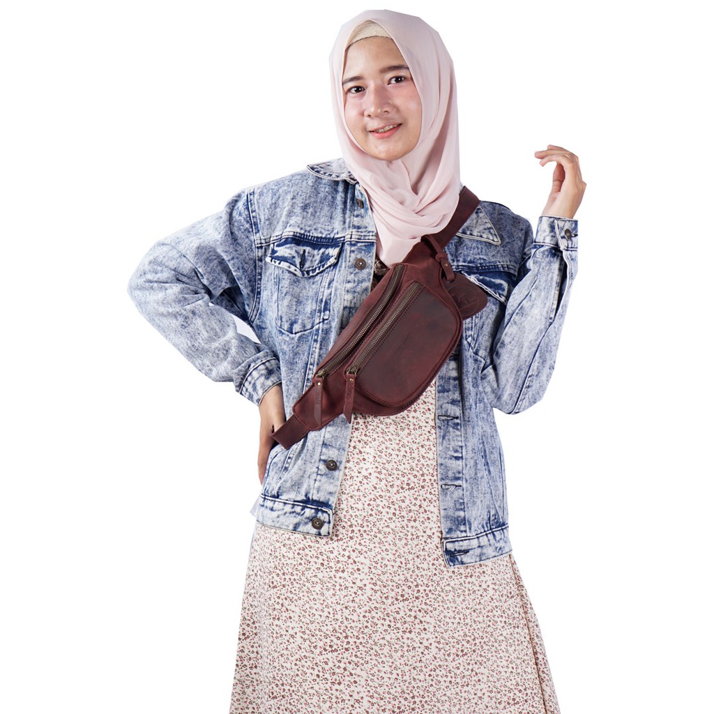 Waist Bag Kulit Asli Pria dan Wanita - CHESTER - Kenes Leather