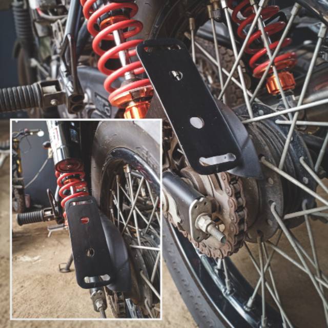 Dudukan plat nomor motor custom / universal