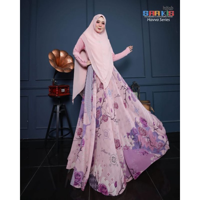 Sarkis - Havva series syari printing set khimar