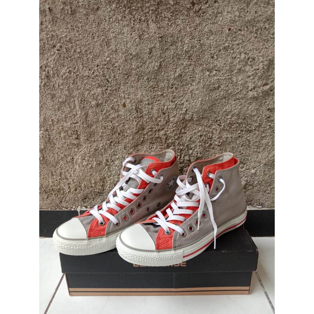 grey orange converse