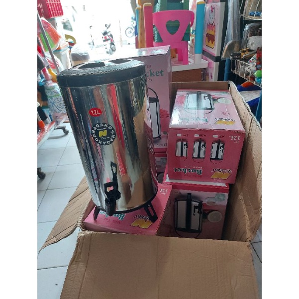 water Jug Milk tea bucket 12 liter merk Nagako