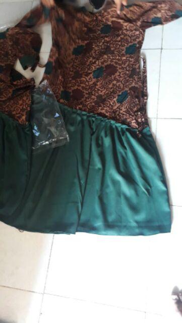 Gamis Batik Meisya Style Rampel Miring