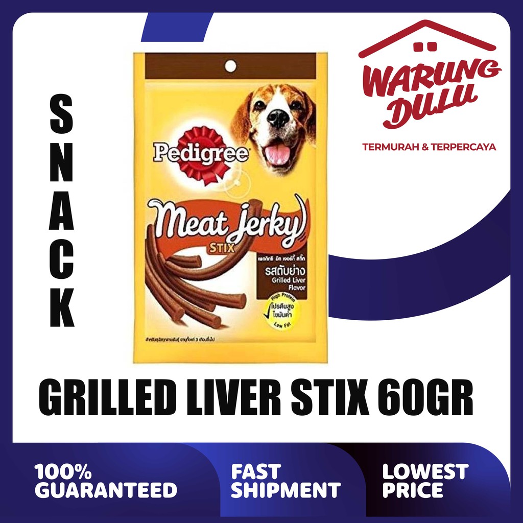 PEDIGREE MEAT JERKY STIX GRILLED LIVER 60GR