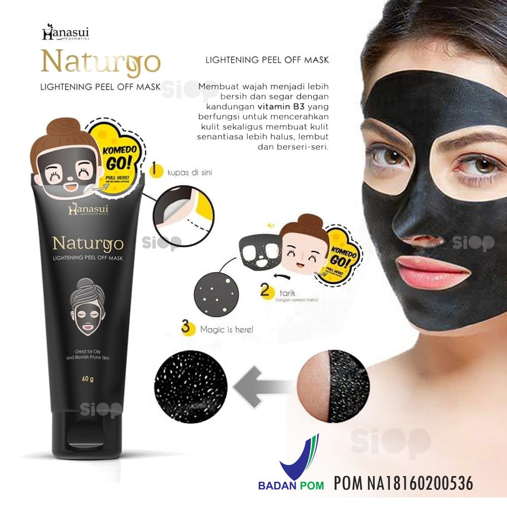 MASKER SHILLS PEEL OFF BLACK MASK SHILLS / HANASUI BLACK TUBE NATURGO/BPOM [HANASUI PEEL TUBE]