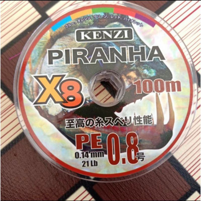 Senar PE ikan bawal Kenzi Braid/kenzi piranha