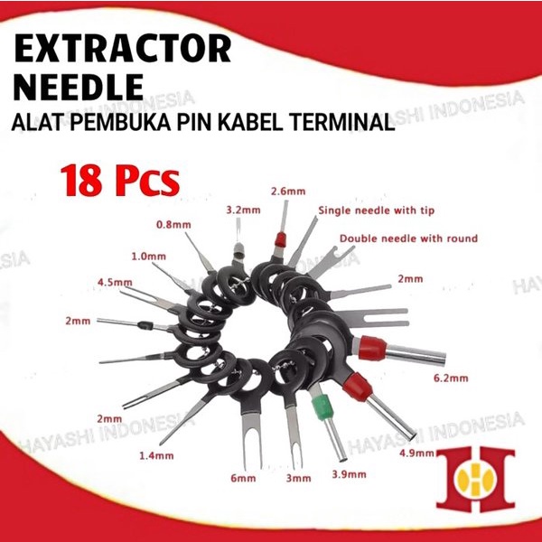 Alat Pelepas Skun Pin Konektor Kabel Terminal Ekstraktor Extractor