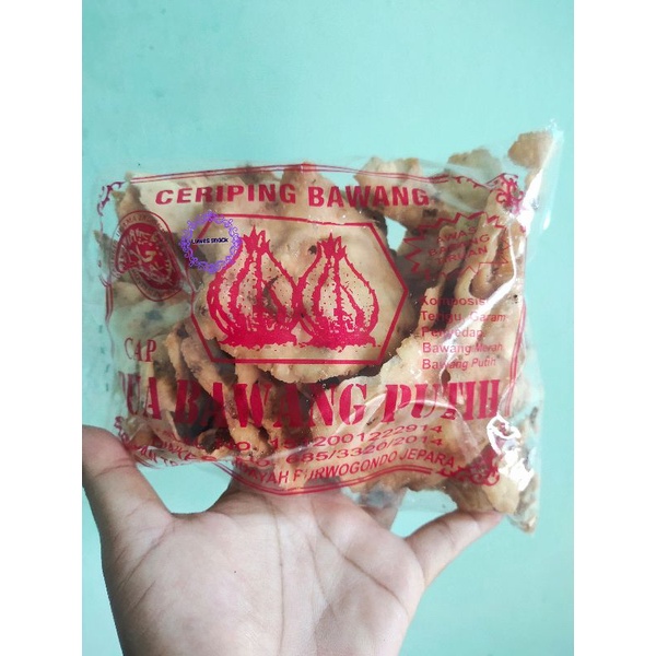 

keripik bawang isi 200gr- ceriping bawang-kripik jadul-snack jadul-camilan jadul-jajanan jadul