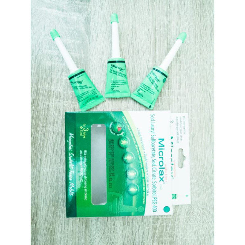 MICROLAX GEL 5 MLISI 1 DAN ISI 3 - MELANCARKAN BAB COCOK UNTUK BAB KERAS
