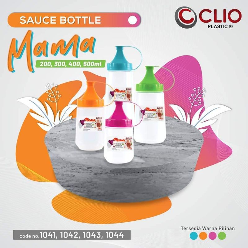 

Botol Kecap Saos 500 ML Botol Kecap Plastik Clio Mama