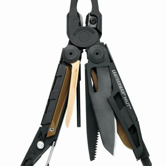 PISAU LIPAT MULTI TOOLS LEATHERMAN MUT BLACK ORIGINAL OUTDOOR SURVIVAL DSFG46316