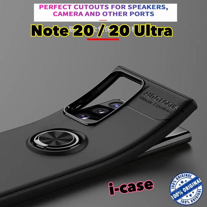 Soft Case Samsung Note 20 Ultra iRing AutoFocus Casing