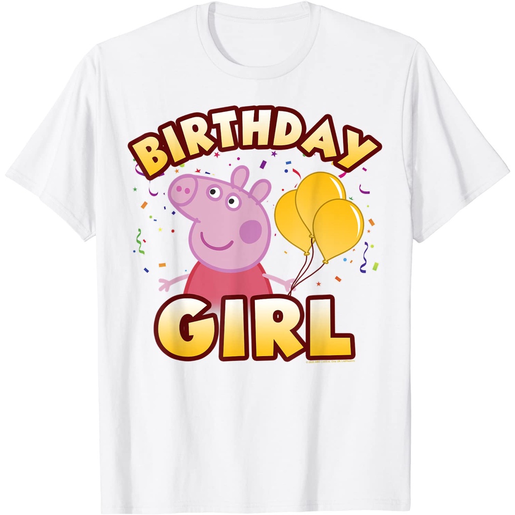 Baju Anak Peppa Pig Birthday Girl T-Shirt