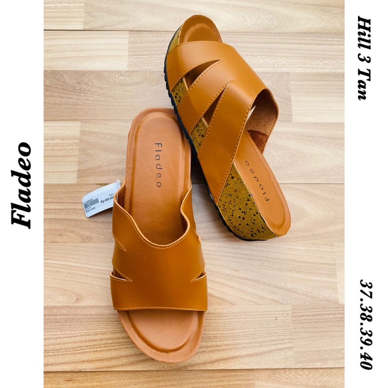 wedges fladeo 3 warna wanita murah