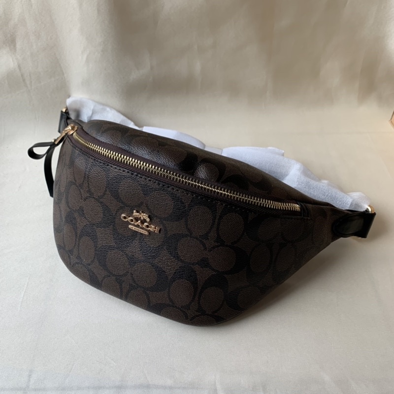 COACH BELT BAG IN SIGNATURE CANVAS (F48740)