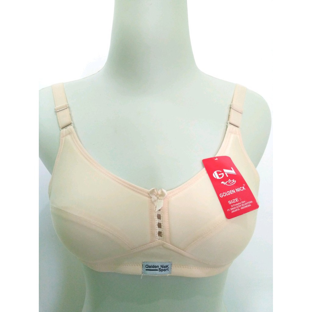 BH Golden Nick Sport Bahan Licin - Sport Bra Goldennik GN K364 - Busa Tipis Tanpa Kawat - Sguna 364