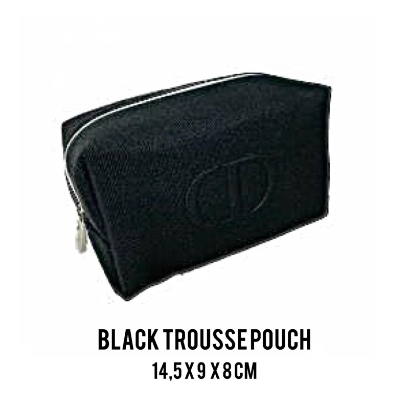 Dior Black Trousse Pouch - Tas Make Up