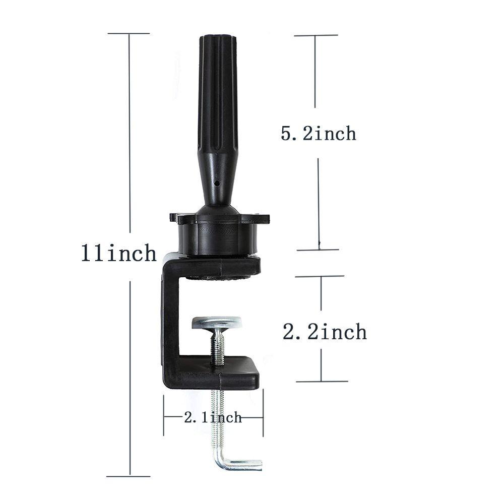 Lily Wig Head Stand Adjustable Tools Penjepit Meja Penyangga Wig