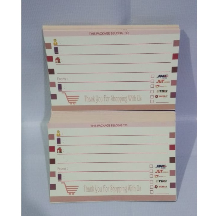 

stiker pengiriman online / stiker pengiriman harga terjangkau / stiker pengiriman motif dadu
