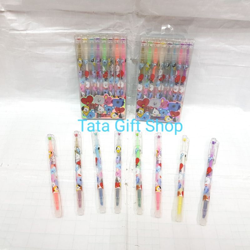 

Pen Gilter & Spidol Warna BTS
