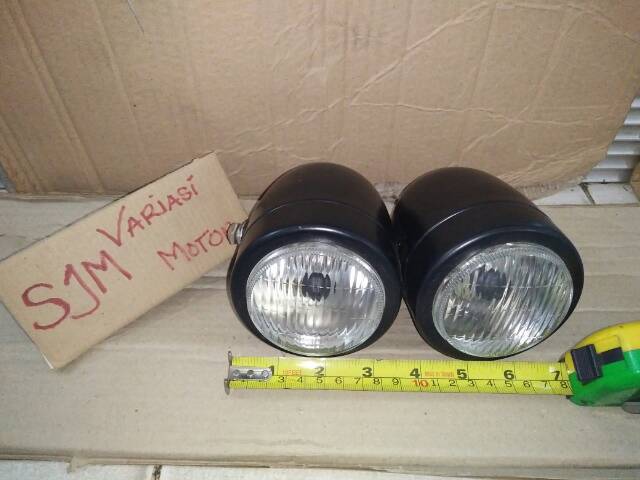 Lampu depan variasi +bohlam h4 n piting