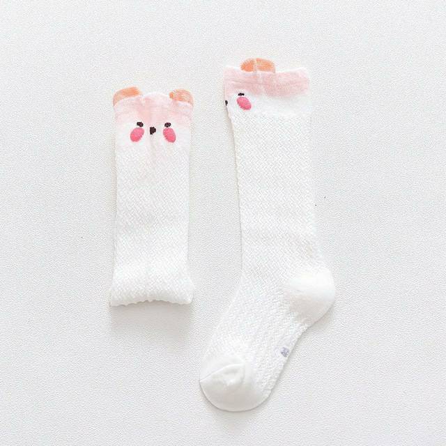 Kaos Kaki Jaring Panjang Karakter Lucu Hewan Anak Bayi Motif Unik Baby Socks Kids Import