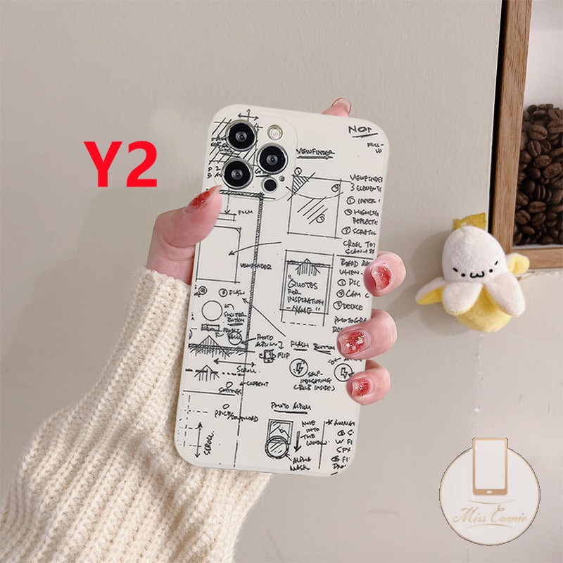 Soft Case Motif Matematika Untuk iPhone 6 6s 7 8 Plus 11 12 13 Pro Max XR X XS Max SE 2020