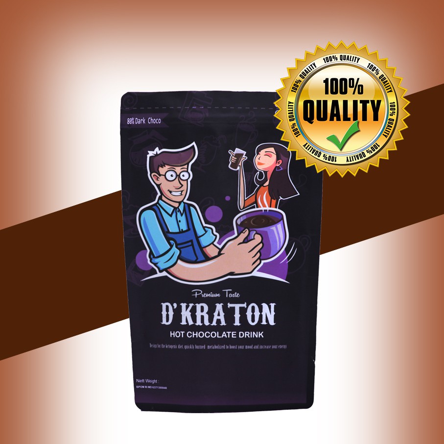 

PROMO! D Kraton 80% Dark Choco Minuman Coklat 180/360 gr