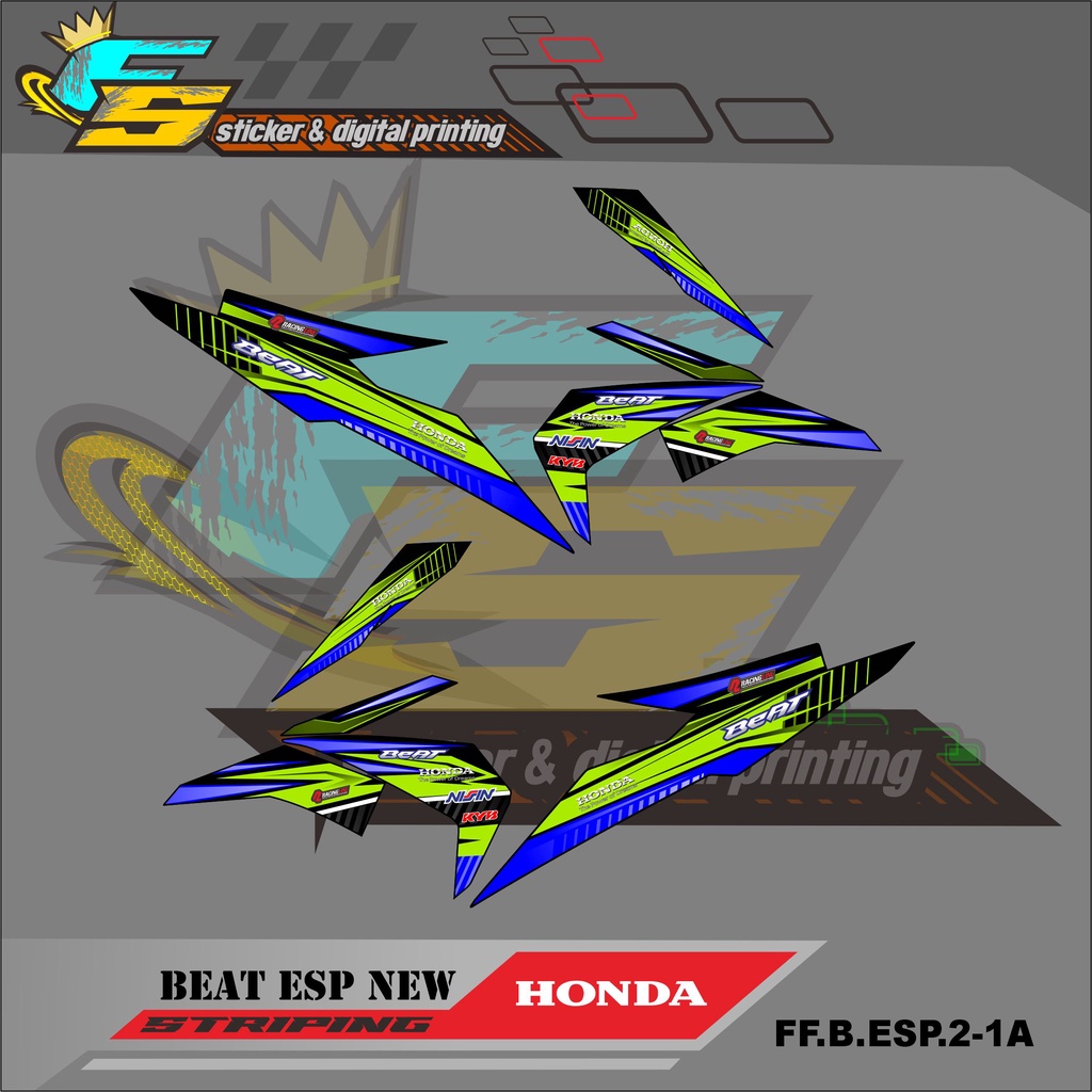 Striping BEAT ESP.STREET 2016-2019 ROAD RACE 2-1