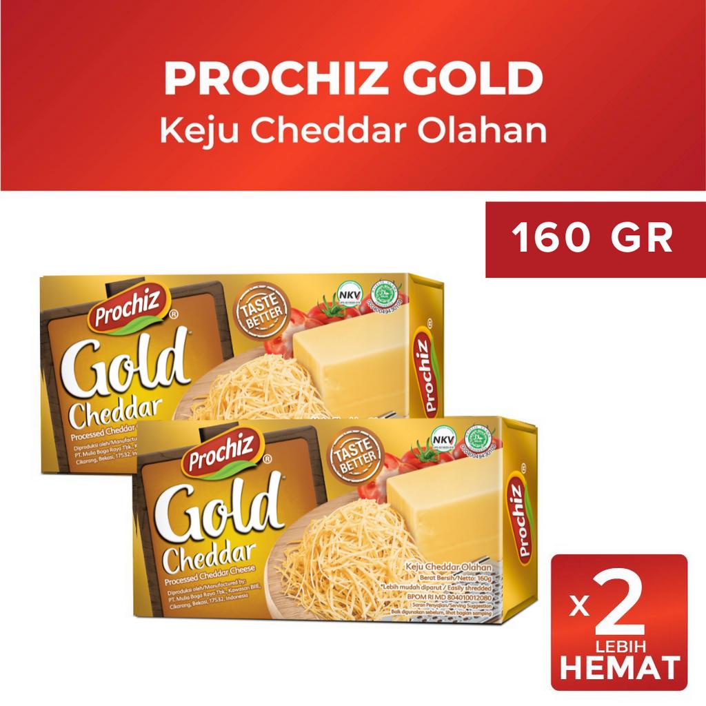 

Keju PROCHIZ Gold 160 gr x 2 Promo Snack