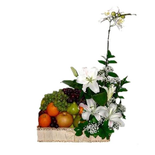 Parcel Buah Bunga Keranjang Parsel Buah Segar Paket Parcel Buah Keranjang Parcel Buah Segar PB24