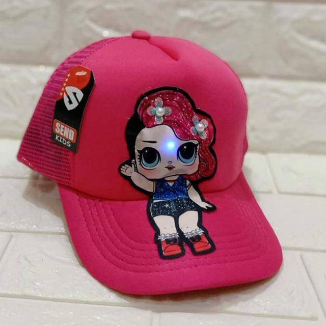 TOPI ANAK KARAKTER LED LUCU MURAH