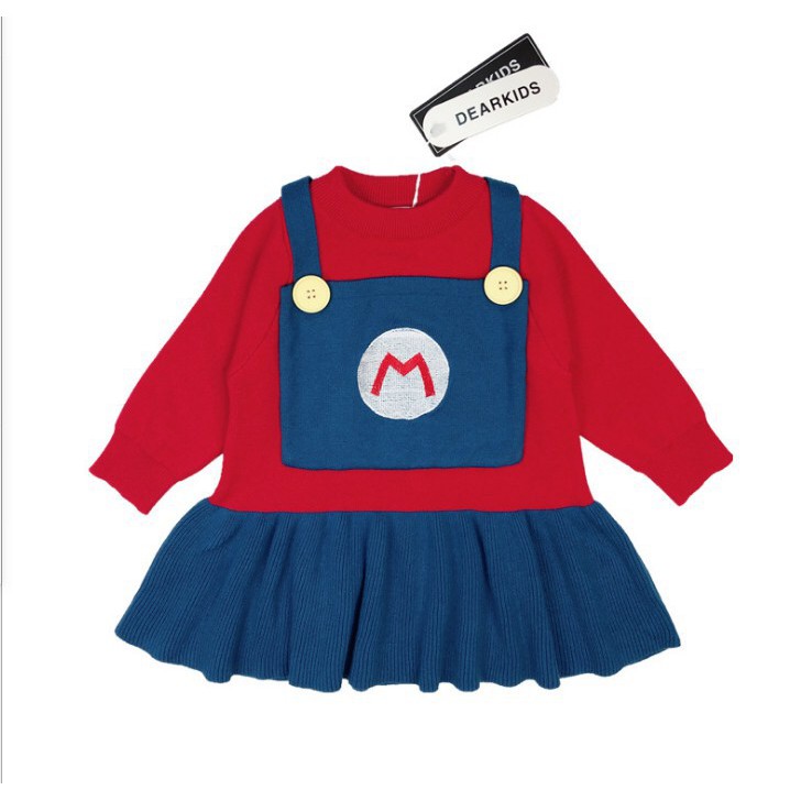 Dress Anak / Dress Mario Bross