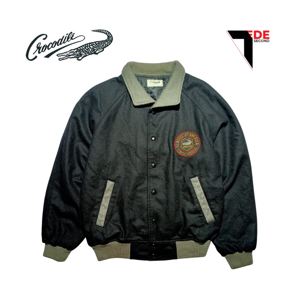 Jaket Varsity Crocodile Bomber/Baseball Second - Size M