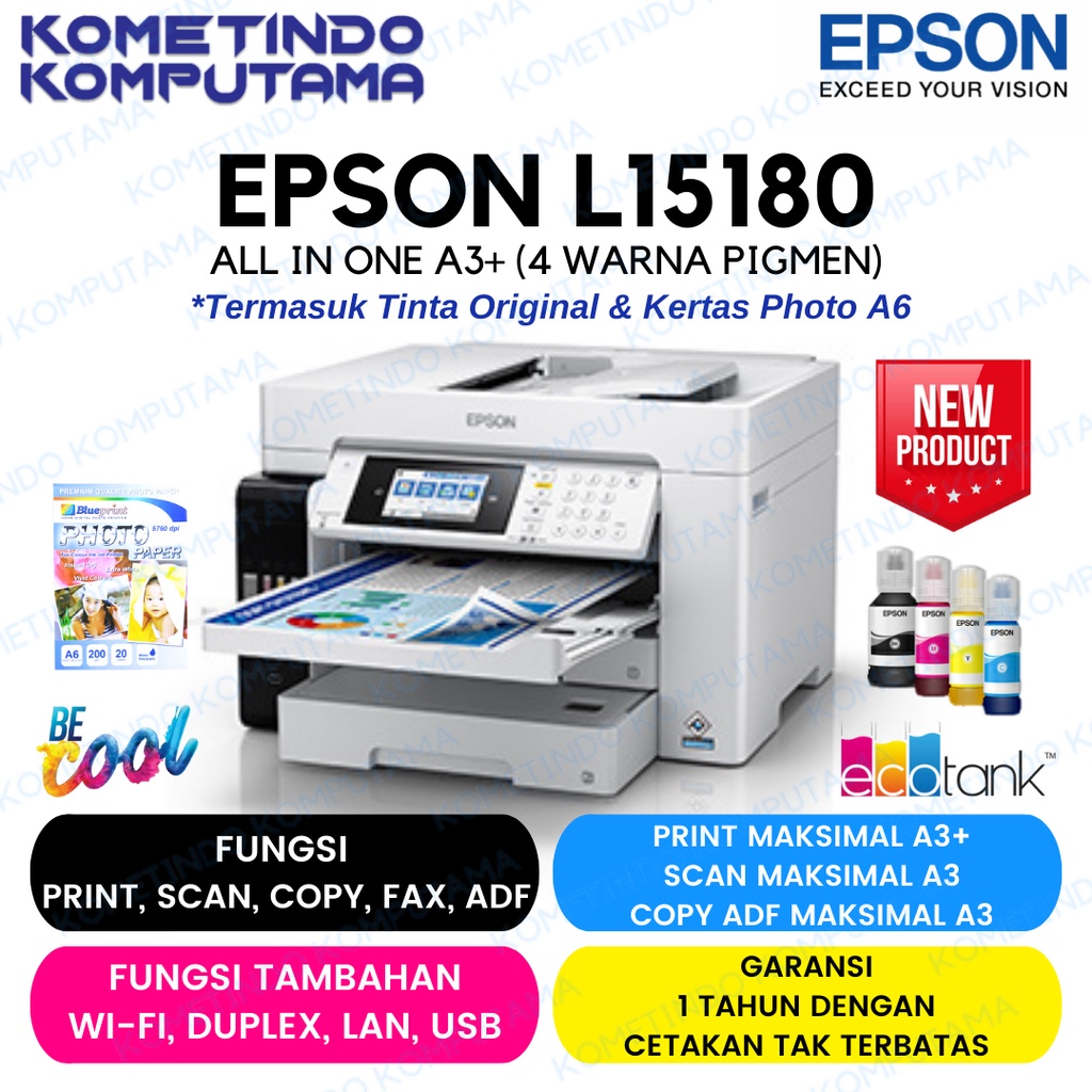 Epson EcoTank L15180 - A3 Wi-Fi Duplex All-in-One Ink Tank Printer