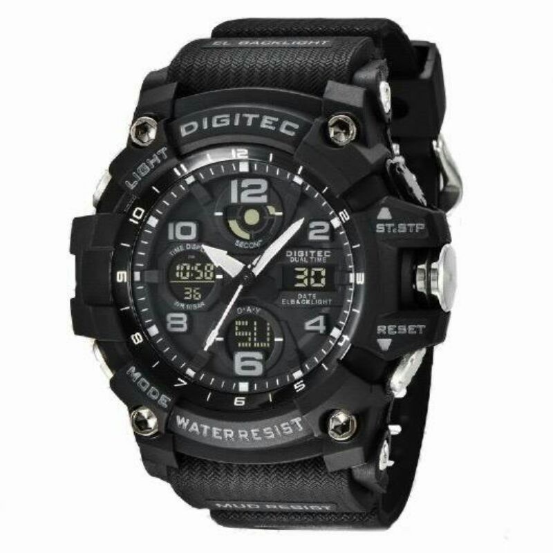 Jam Tangan Cowok Digitec 2125 original Double time jam tangan pria Digitec 2125 sporty