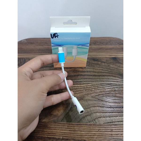 SAMBUNGAN HANDSFREE USB-C TO HANDPHONE JACK 3,5MM