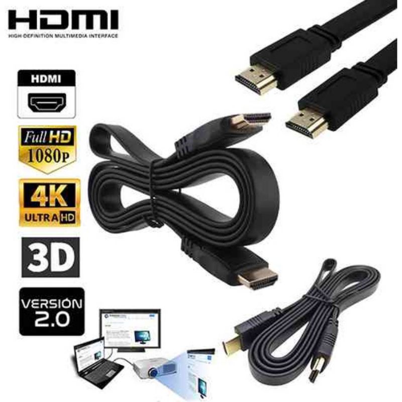 Kabel HDMI 1,5 Meter dan 3 Meter 1.5M/3M High Speed HDMI Cable V1.4 3D Full HD 1080P