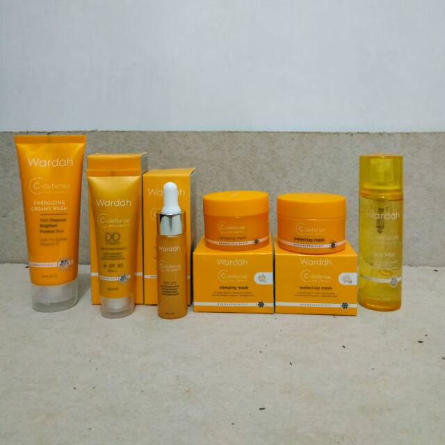 ✨Hideem✨Paket Wardah C-Defense/Hemat/Lengkap