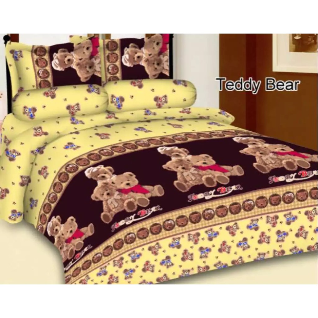 HOME MADE 1 Set SPREI GAMBAR KARTUN Ukuran 180x200cm NO.1 BAHAN KATUN - ANTI LUNTUR